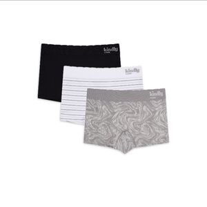 Nwt Kindly yours Women's Sustainable Seamless Boyshort Underwear, 3-Pack, Size L